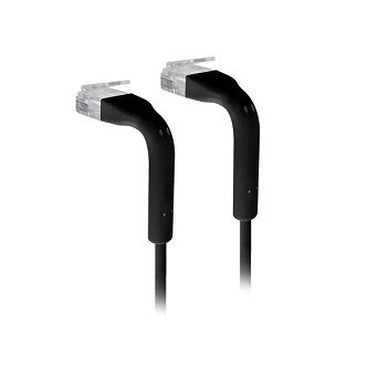 Ubiquiti UniFi Cat6 Patch Cable 0.3m Black